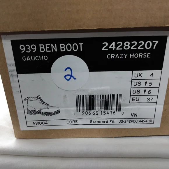 Dr. Martens 939 Ben Boot Unisex Mens 6/Women's 5 Brown INV#2 - Picture 8 of 10